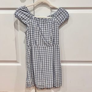 Adorable Abercrombie kids plaid dress, worn once!